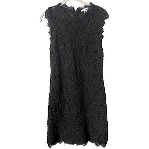 Anthropologie Black Lace Dress